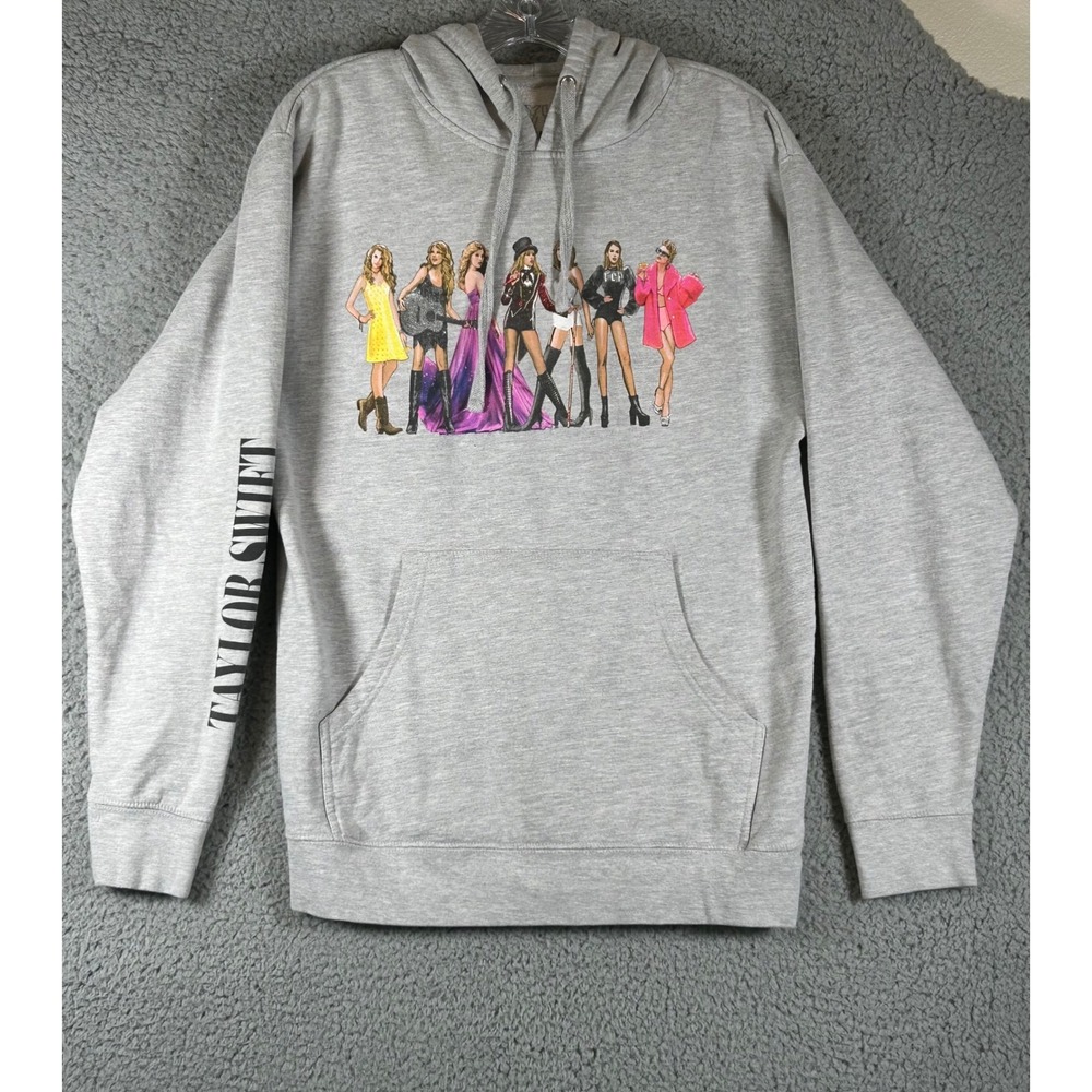Taylor Swift Eras Tour Pullover Hoodie Sweatshirt Graphic Womens M